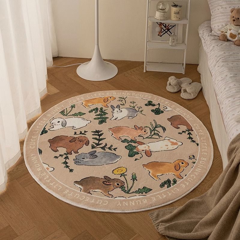 Grappig Bunny-Themed Vloerkleed