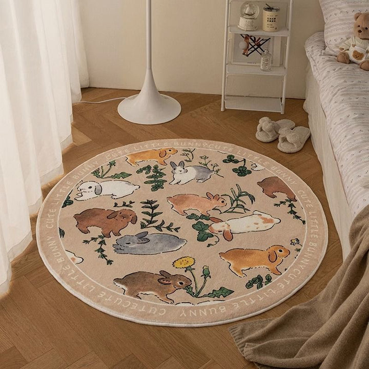 Grappig Bunny-Themed Vloerkleed