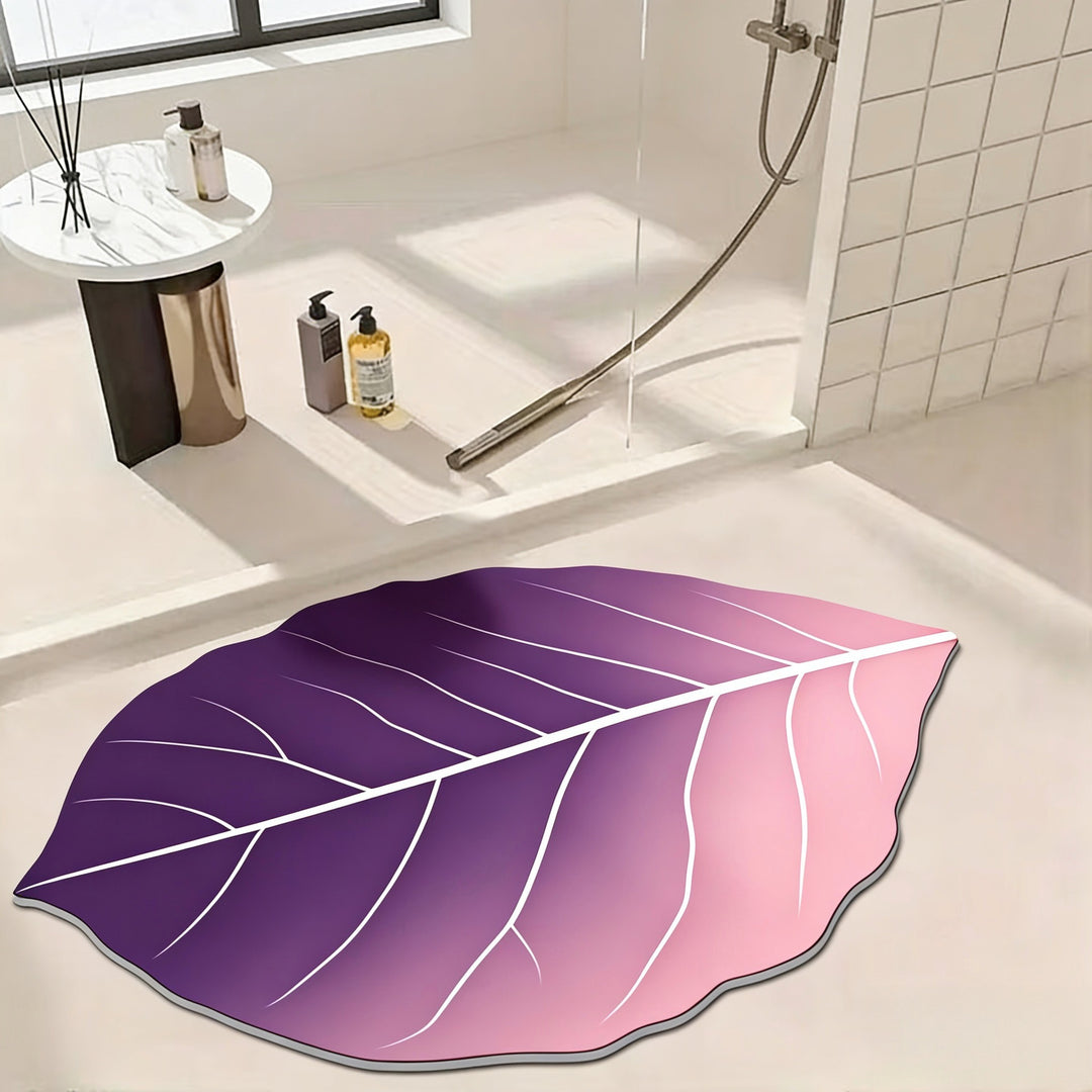 Bladvormige Decoratieve Badmat