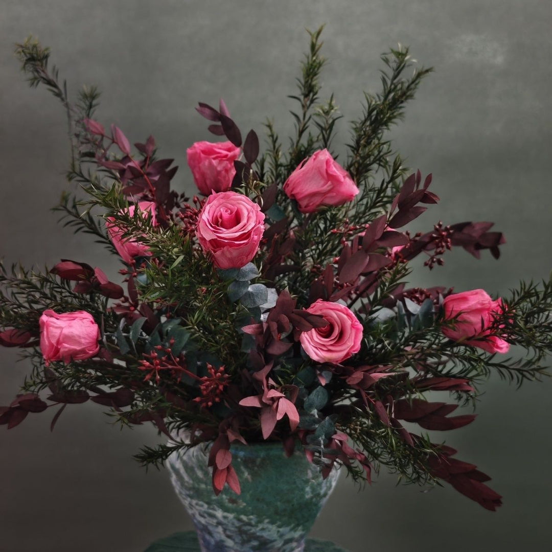 Artistieke Gedroogde Bloemenboeket Arrangement