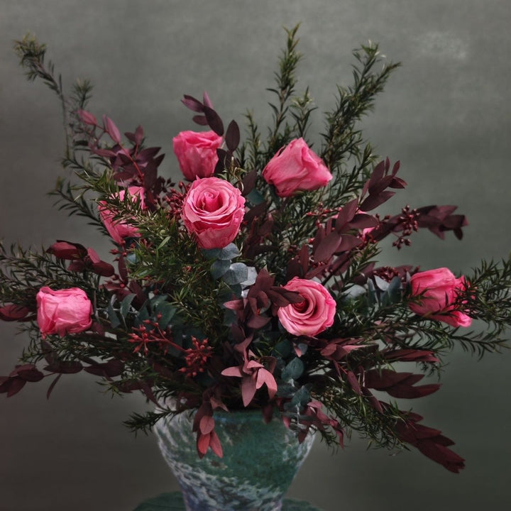 Artistieke Gedroogde Bloemenboeket Arrangement