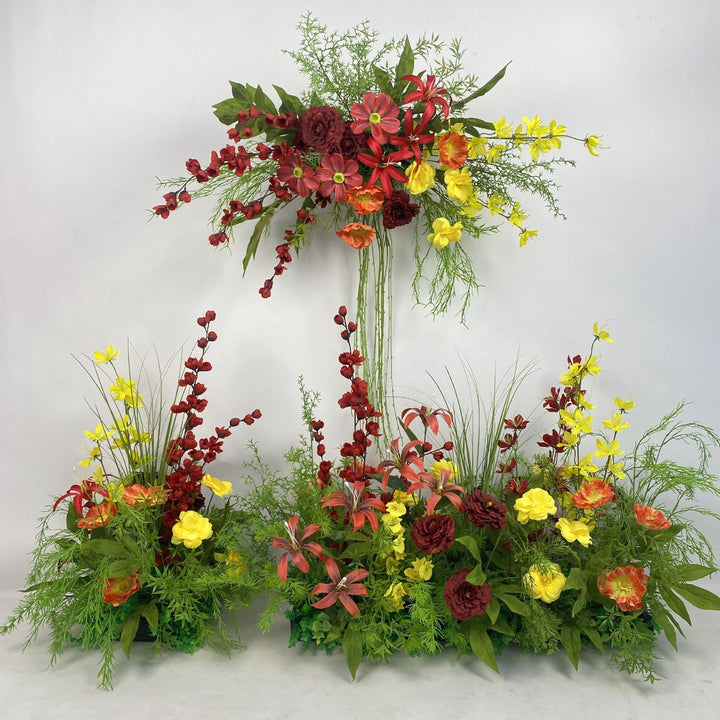Levendig Kunstbloemen Tafeldecoratie