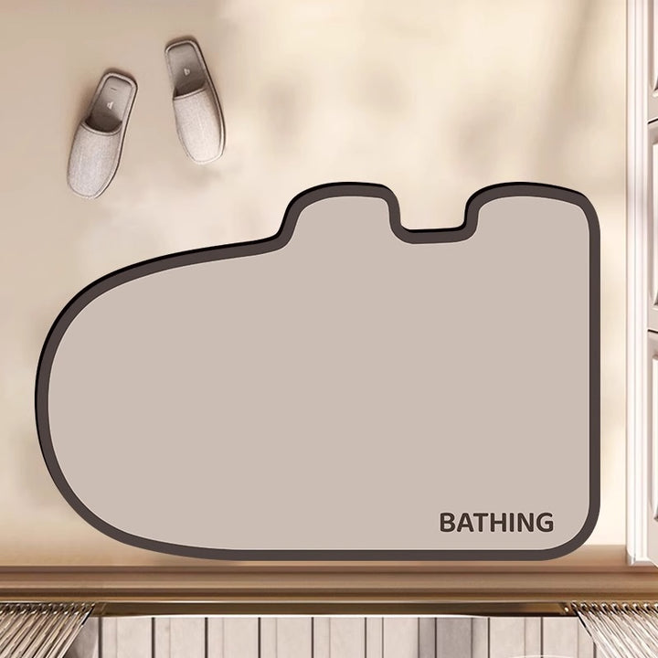 Badkamervloermat voor gebruik in de badkamer