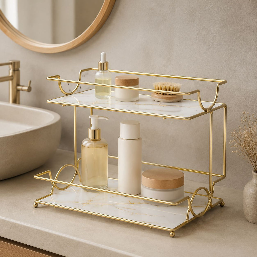 Elegant Twee-Tier Serveerschaal