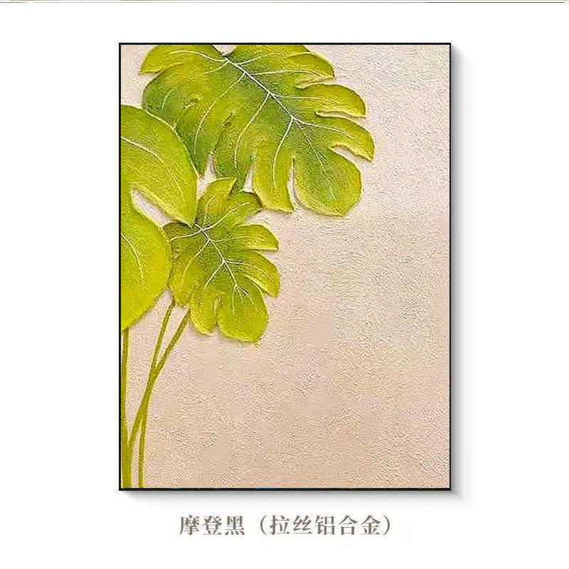 Textured Botanische Blad Wanddecoratie