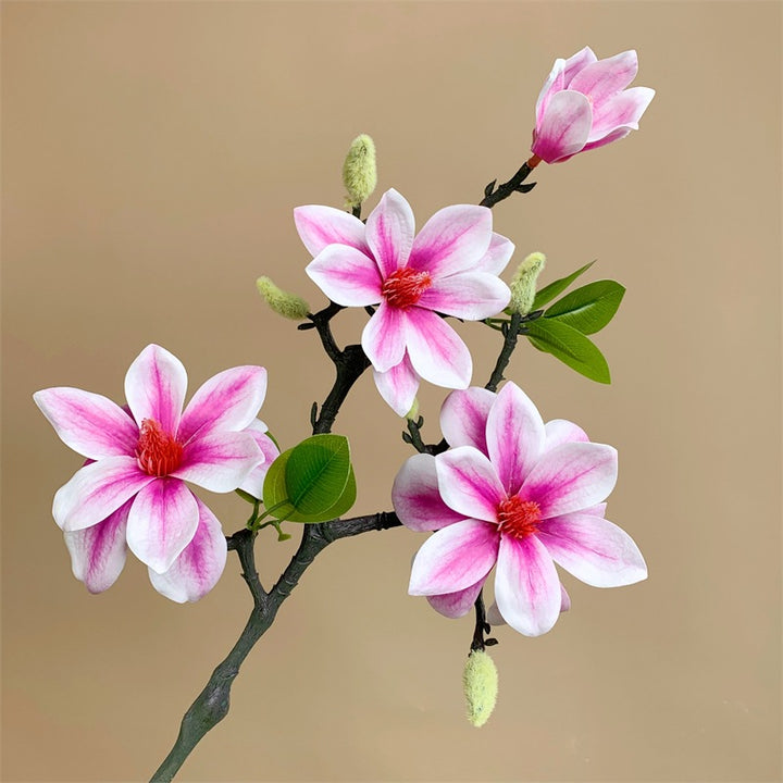 Decoratieve Kunstmatige Magnolia Schikking voor Thuisdisplay