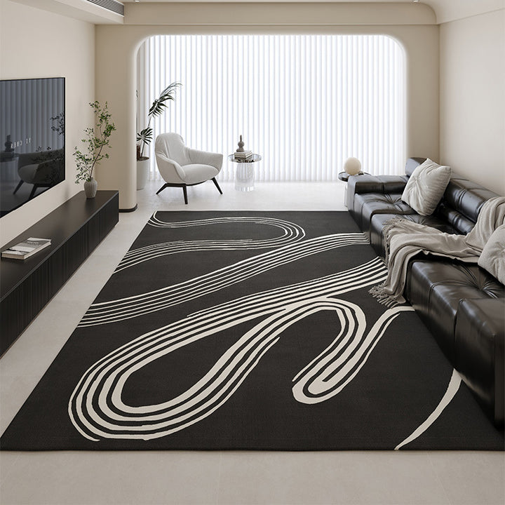 Contemporary Piano Key Design Vloerkleed