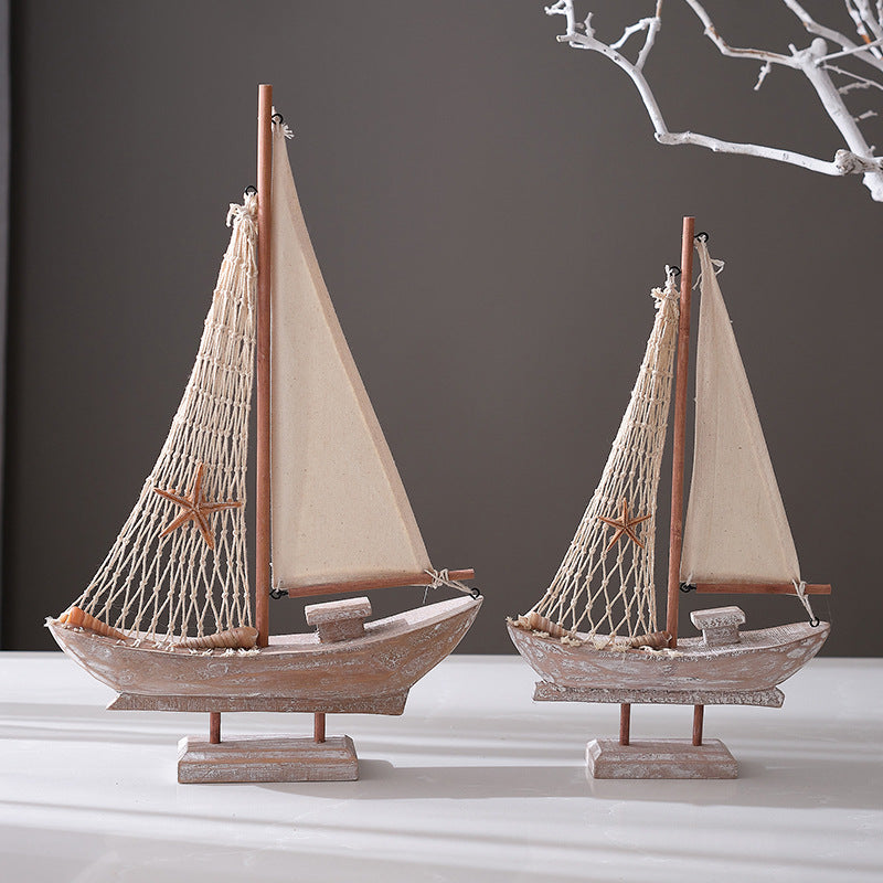 Decoratieve Zeilboot Woonaccent