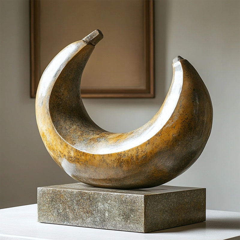 Moderne Abstracte Metalen Sculptuur