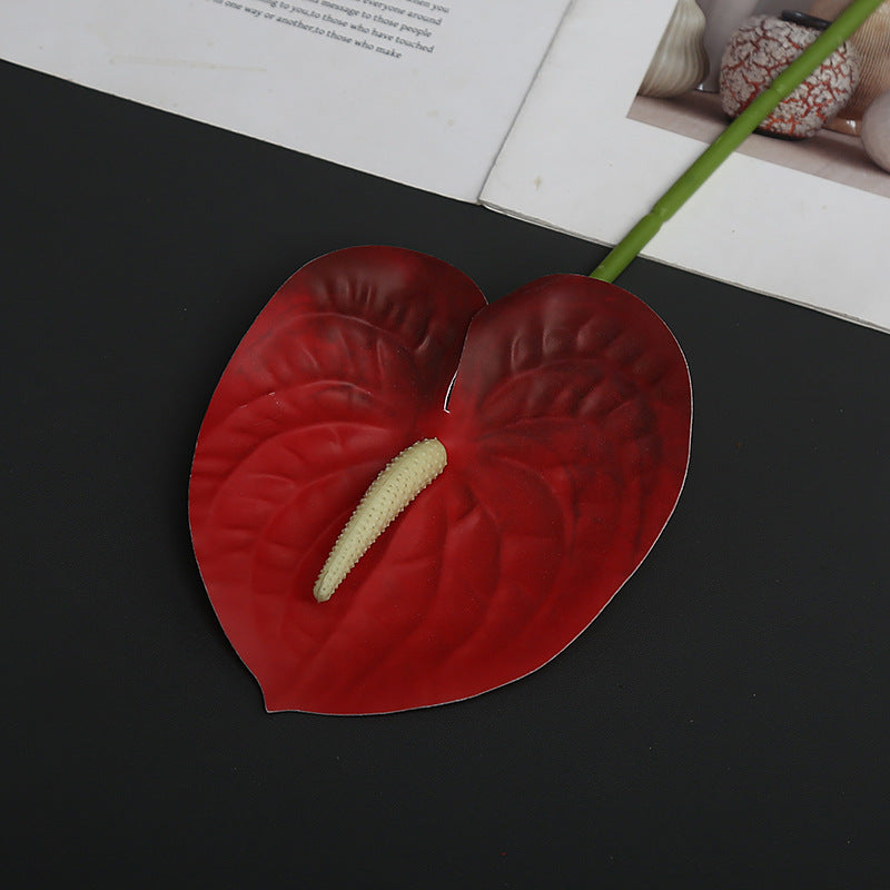 Elegante Faux Anthurium Bloem