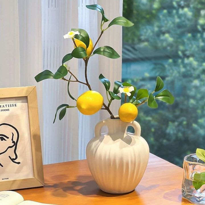 Moderne Keramische Fruit-Geïnspireerde Vaasje