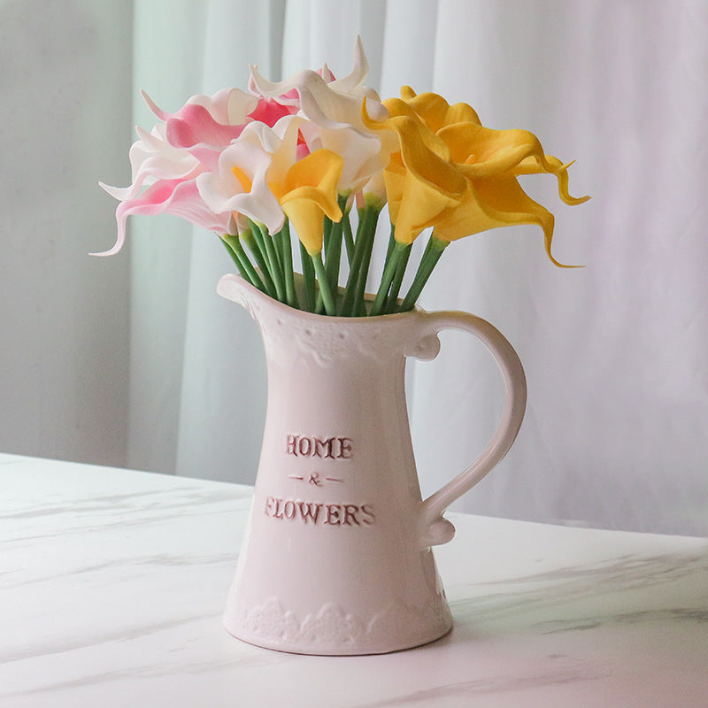 Realistische Decoratieve Calla Lelie Steel
