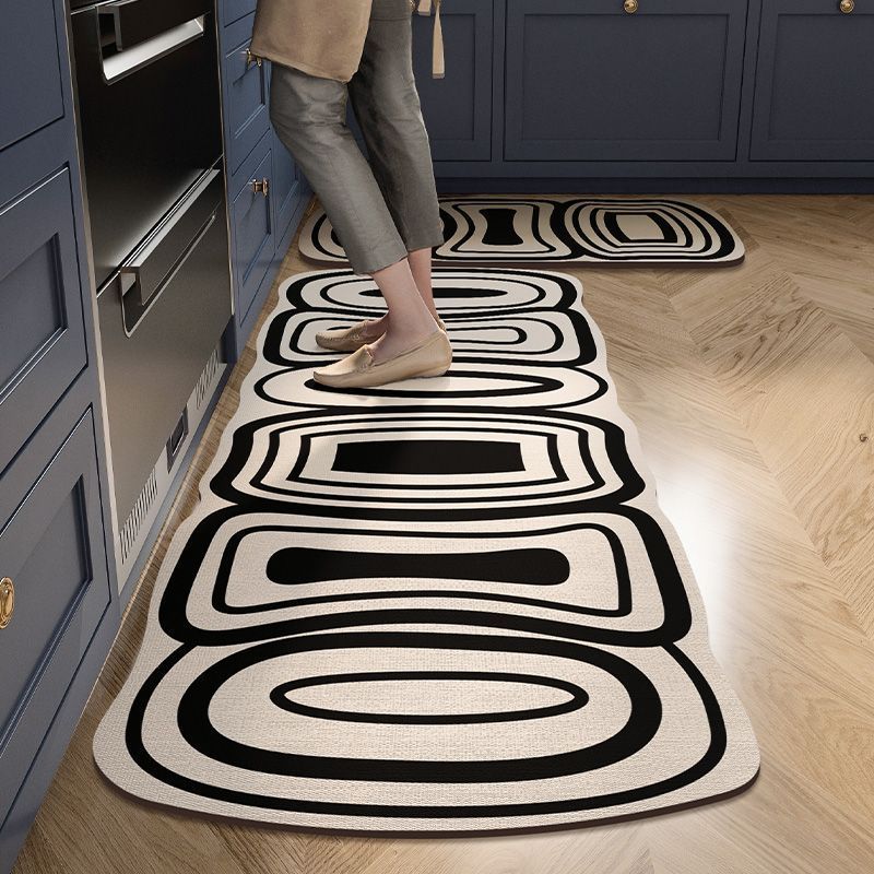 Oversized Geometrische Keuken Loopmat
