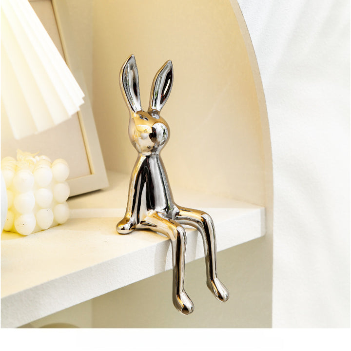 Moderne Decoratieve Konijnenfiguur