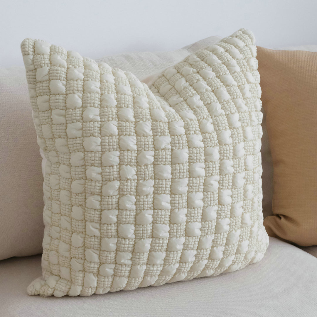 Textured Woven Accent Kussen voor Woondecoratie