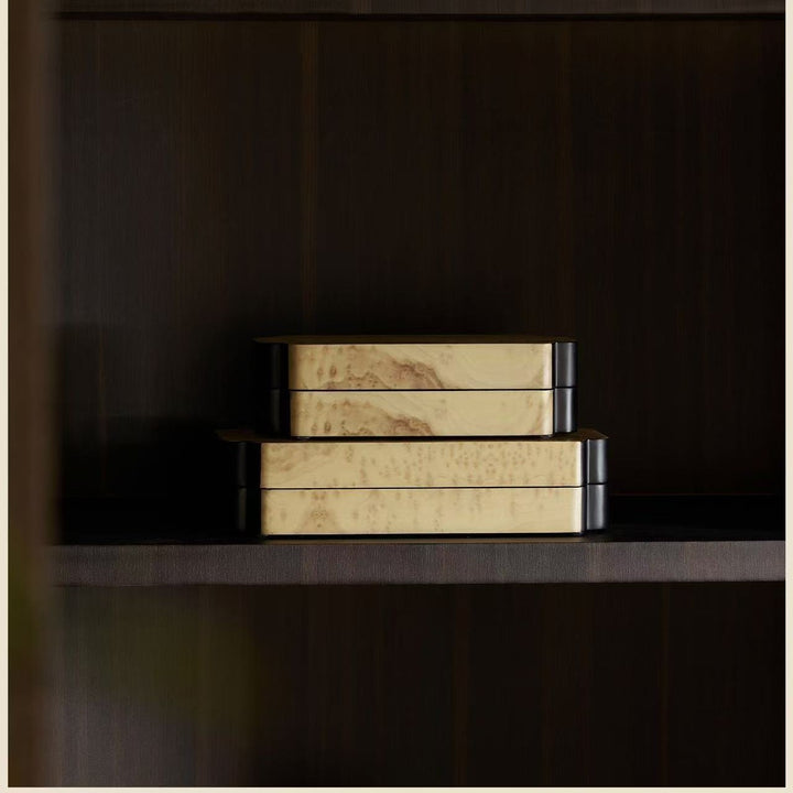 Decoratieve Houten Opbergdoos