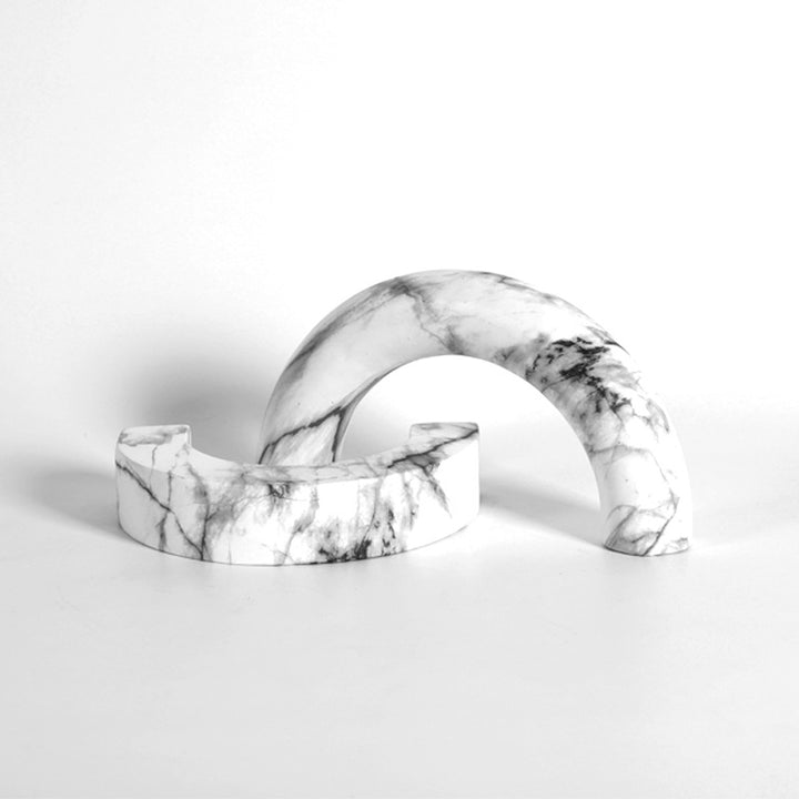 Abstract Marmeren Decoratieve Sculptuur