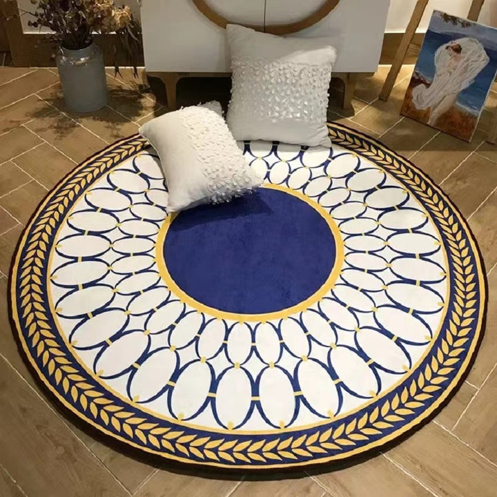 Artistiek Geborduurd Vloermat voor Huisdecoratie