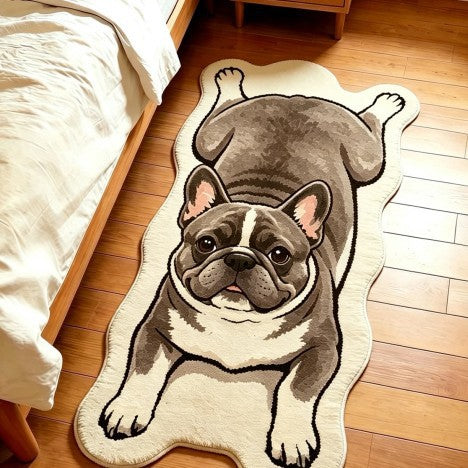 Schattige Hondenprint Decoratieve Tapijt