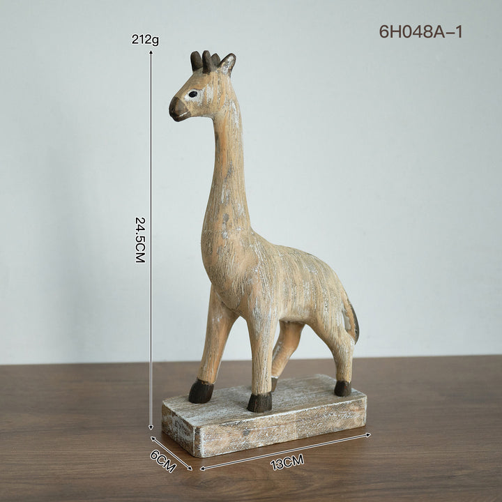Handgemaakte Giraffe Beeldje