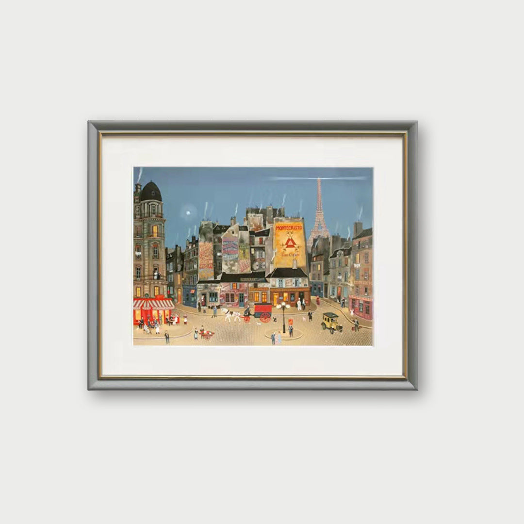 Ingelijste Winterlandschap Kunstwerk