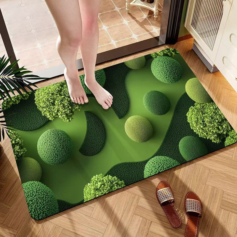 Decoratieve Pluche Badmat