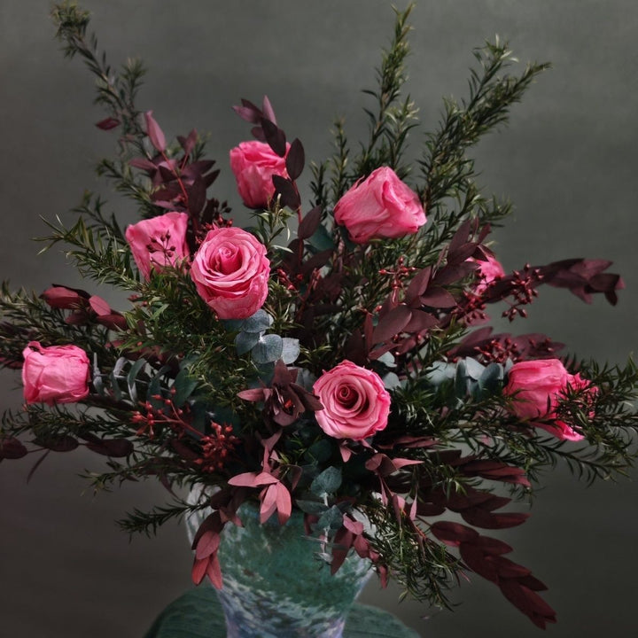 Artistieke Gedroogde Bloemenboeket Arrangement