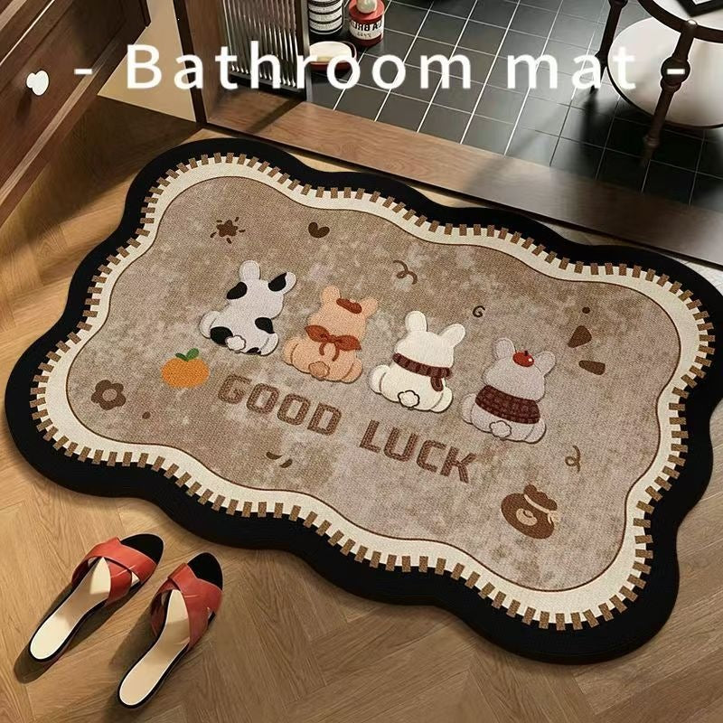 Schattige Dierenthema Badmat