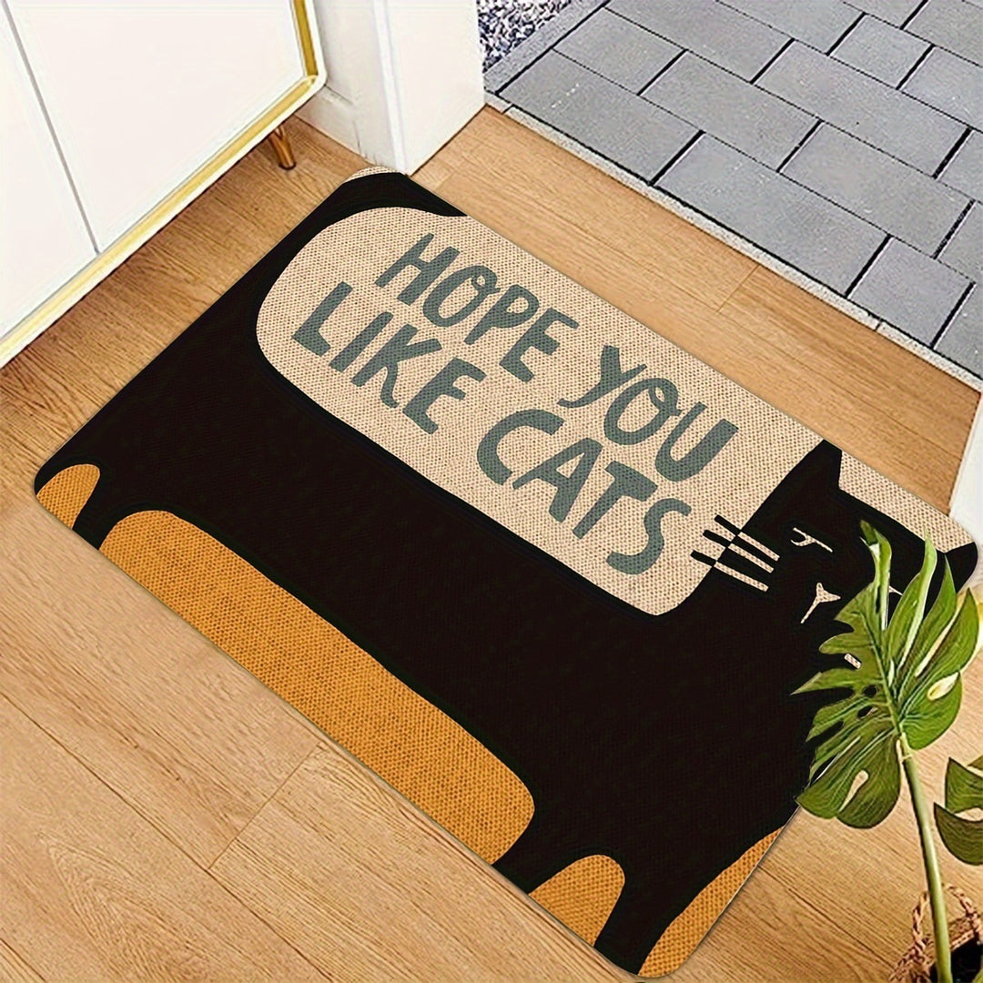 Decoratieve Kat-Thema Vloerkleed