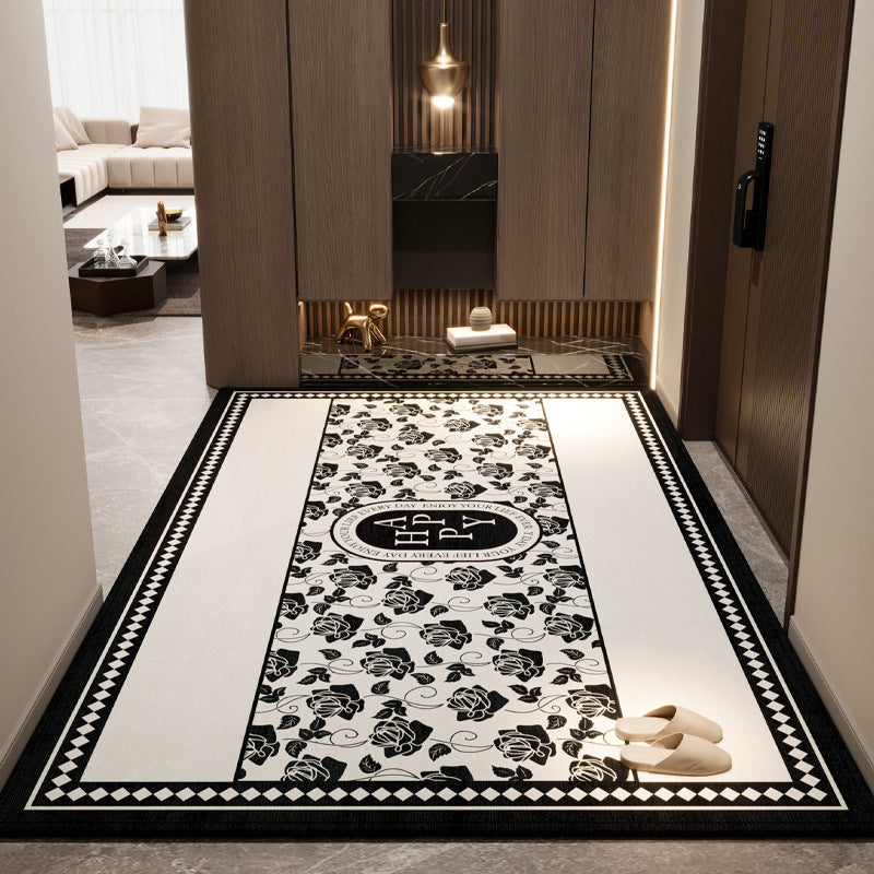 Decoratieve vloerkleed voor woninginrichting