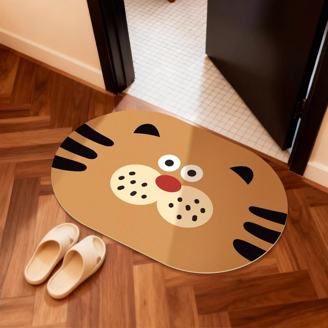 Schattige Dierenthema Antislip Badmat