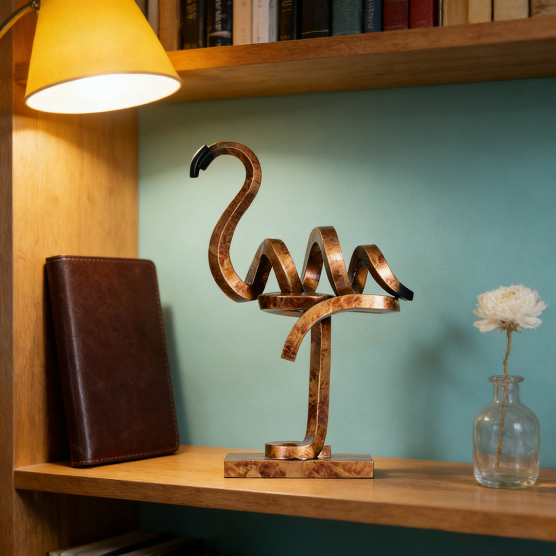 Decoratieve Flamingo Beeldhouwwerk