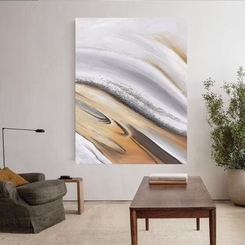 Abstract Vloeibare Kunst Canvas Print