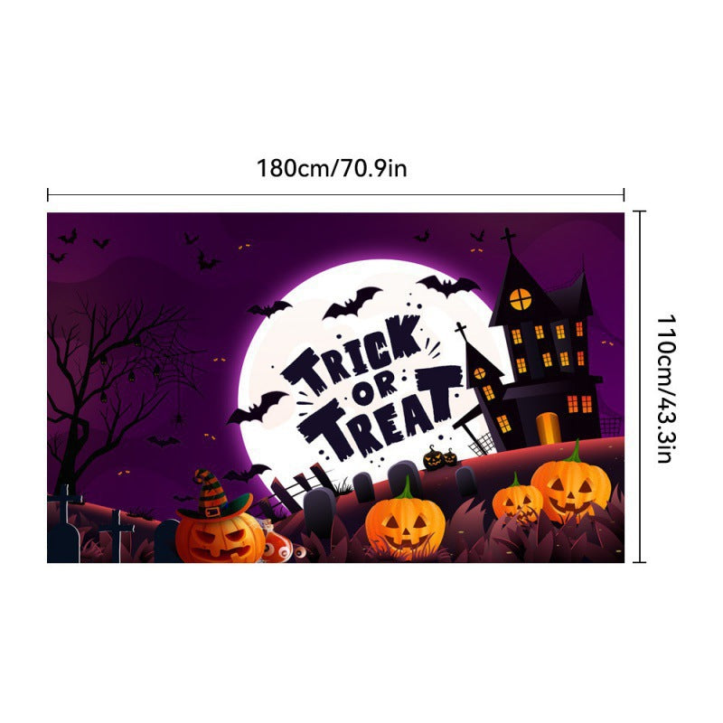 Halloween-Themed Decoratieve Gebiedsmat