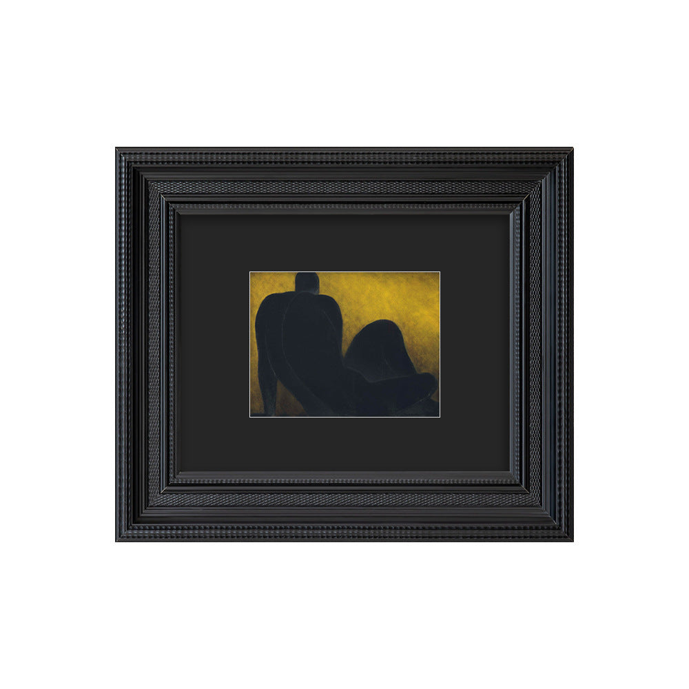 Abstract Expressionist Ingelijste Kunstwerk