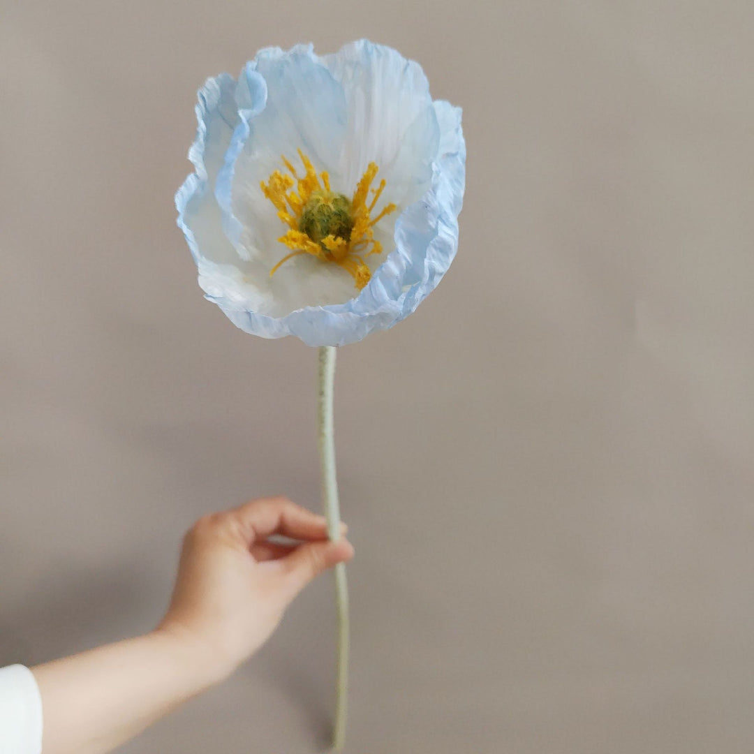 Elegante Nep Klaproos Bloem Steel