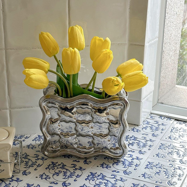 Decoratieve RVS Tissueshouder