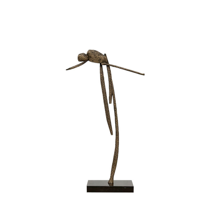 Abstract Decoratieve Metalen Vogel Sculptuur