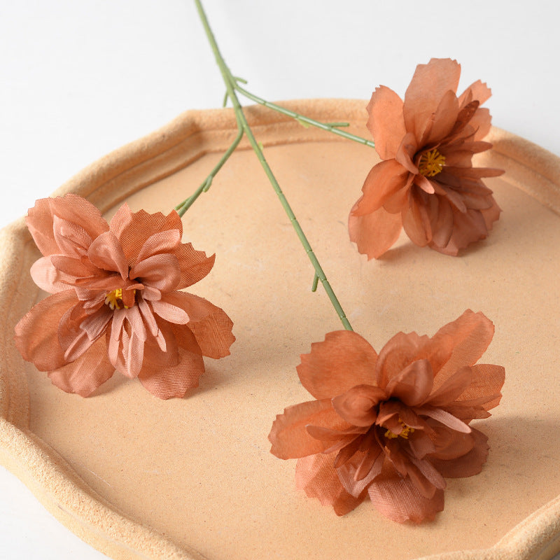 Decoratieve Stoffen Bloem Steel Arrangement