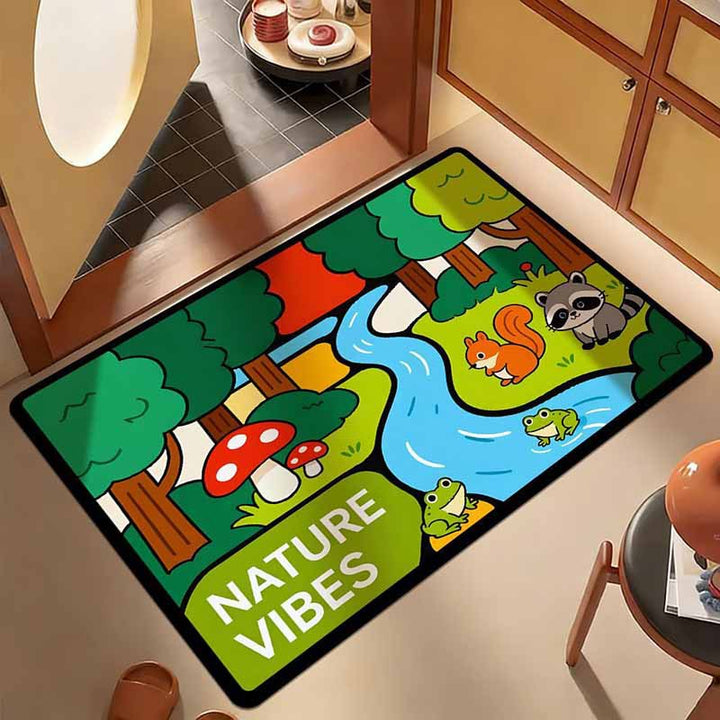 Natuur-Thema Decoratieve Vloermat