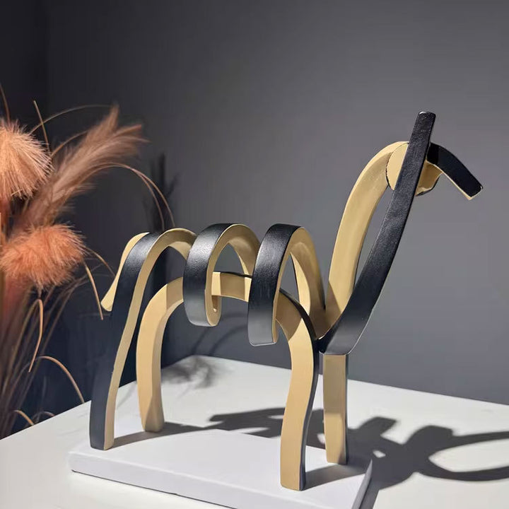 Abstract Decoratieve Paard Sculptuur