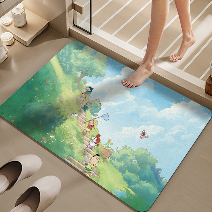 Zachte Decoratieve Badmat