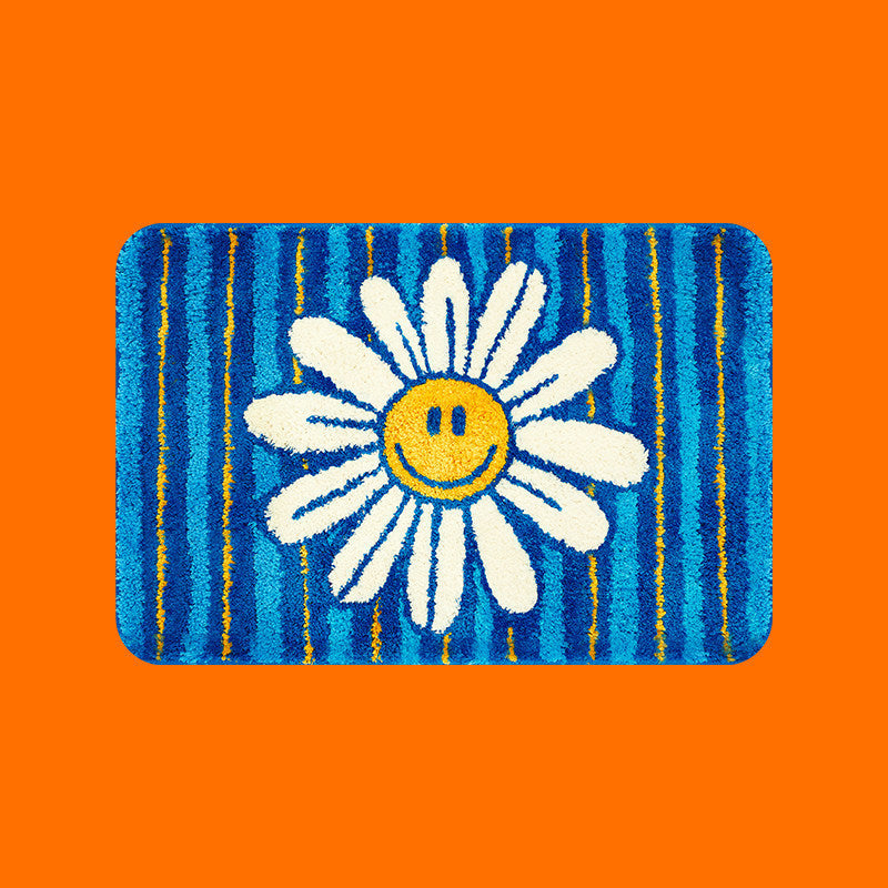 Florale Schildpadvormige Badmat