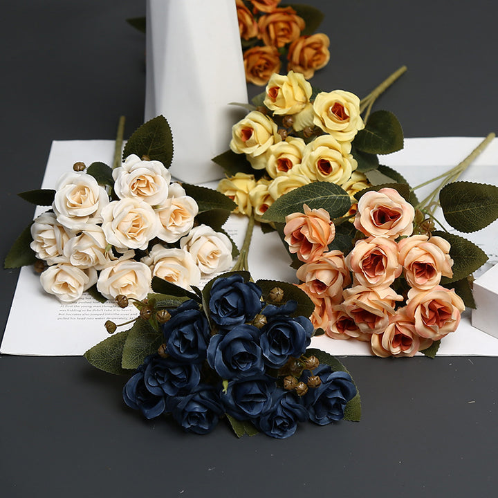 Decoratieve Zijde Rozenboeket voor Woondecoratie