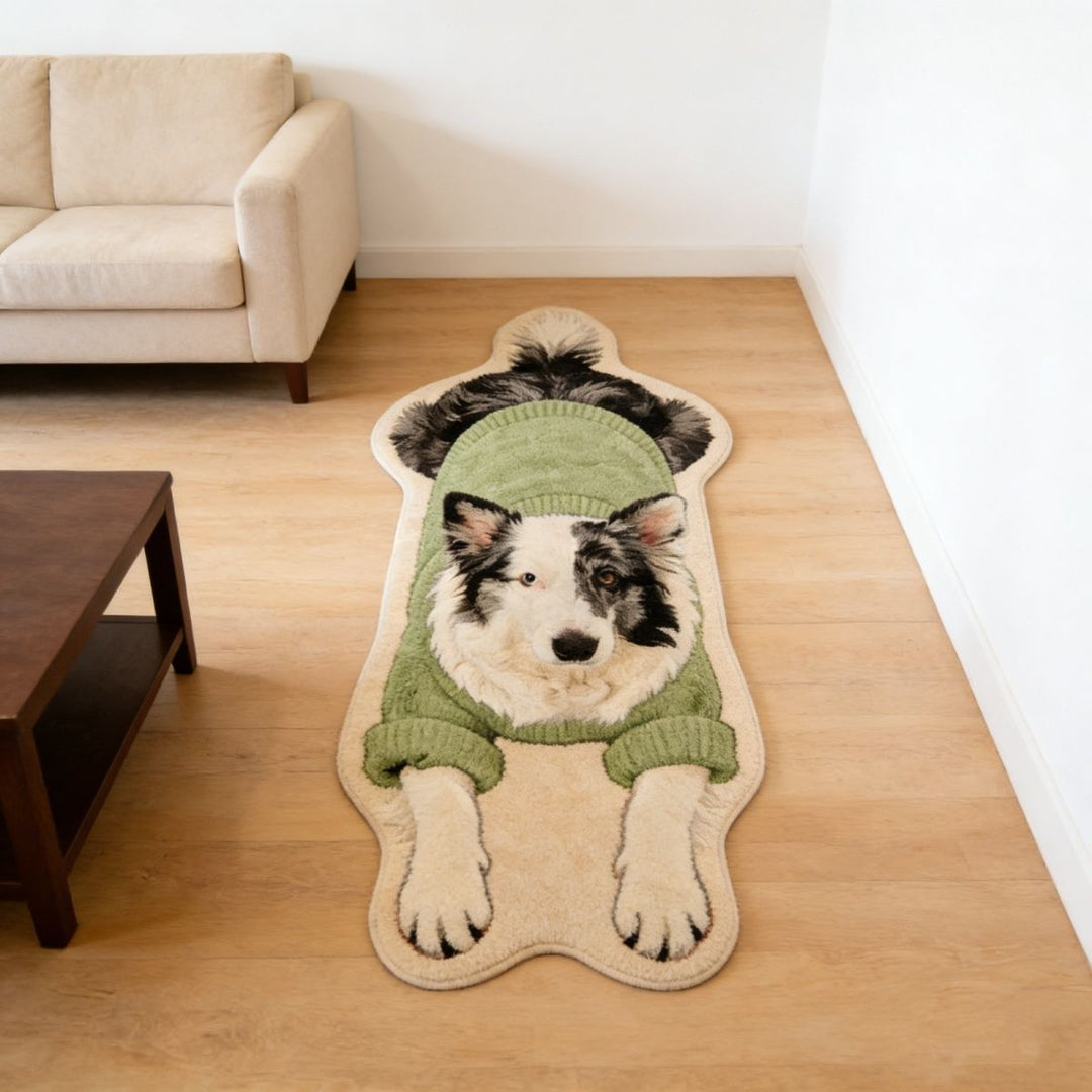 Cartoon Hond Thema Vloerkleed