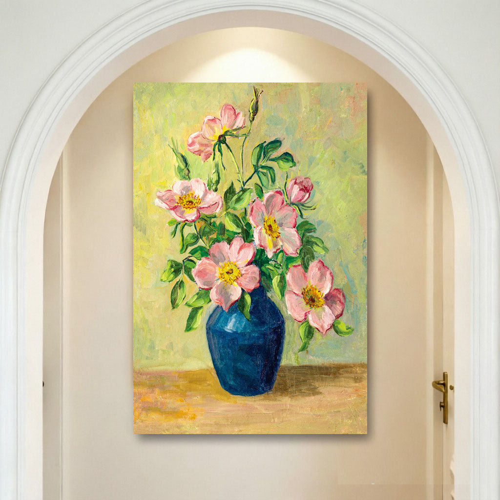 Framed Floral Still Life Wanddecoratie