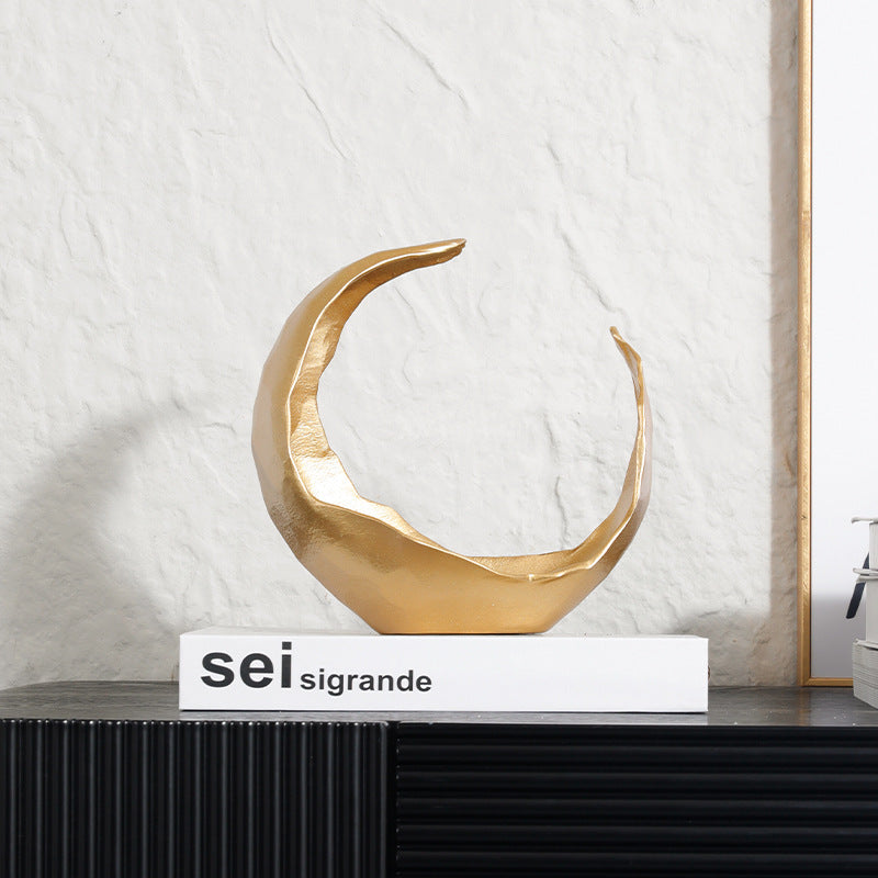Decoratieve Abstracte Maan Sculptuur