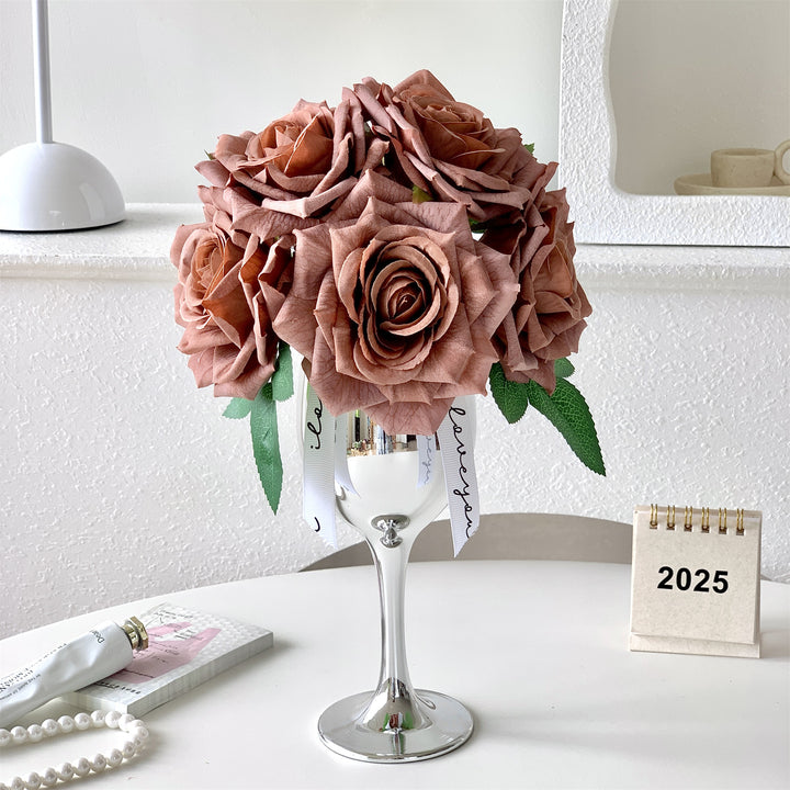 Luxe Zijde Rozen Boeket