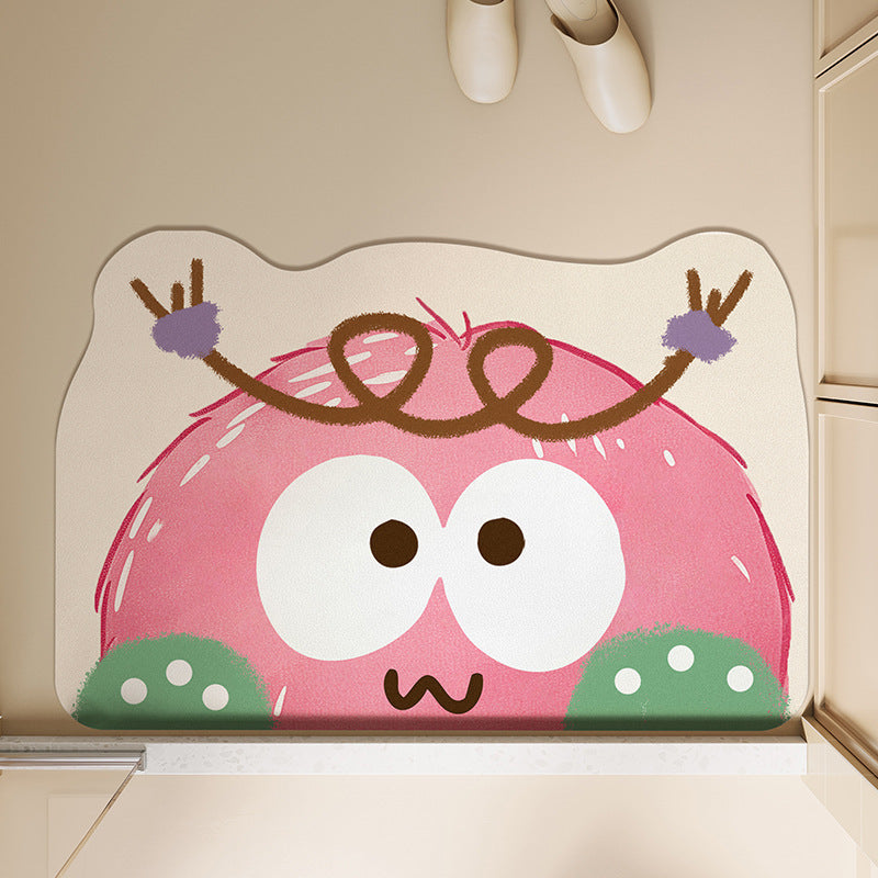 Interactieve Cartoon Personage Vloermat