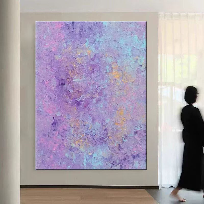 Contemporary Canvas Artwork met Textuur Detail